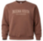 Thumbnail: Buena Vista Colorado Embroidered Chestnut Crewneck front