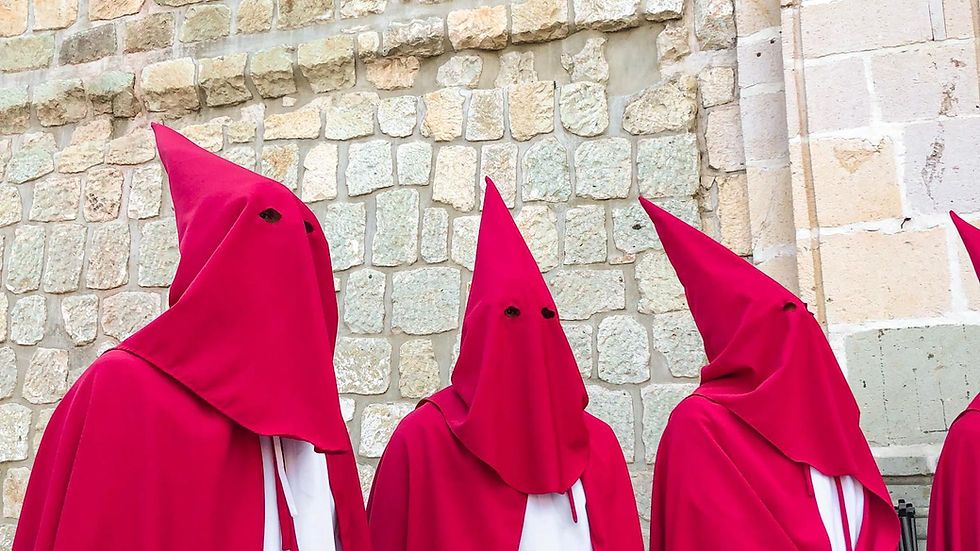 Procesion del silencio. Iglesia Sangre de Cristo. Semana Santa en Oaxaca