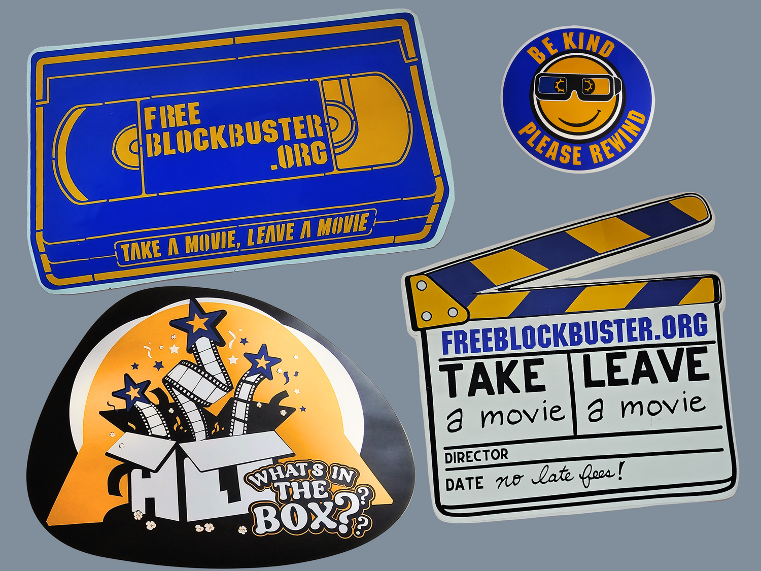 FreeBlockbuster GIANT Sticker Pack
