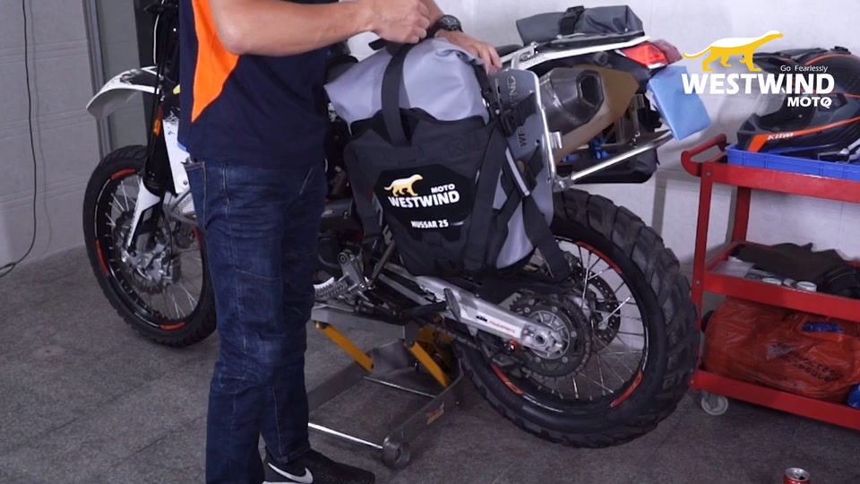 Thumbnail: Rally/Long trip Split Side Bag Hussar Pannier 25L