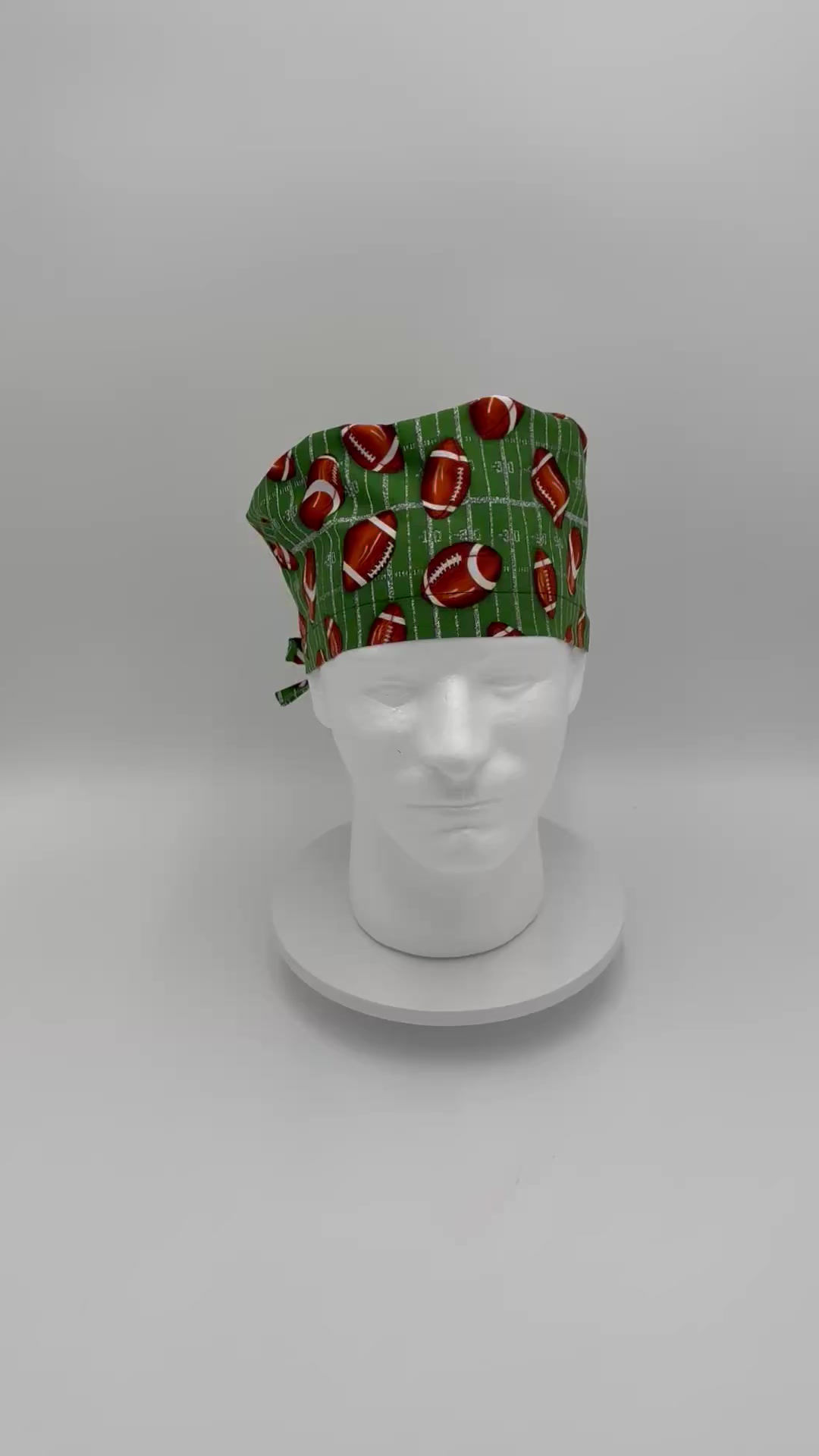 Medical Scrub Cap  FOOTBALL