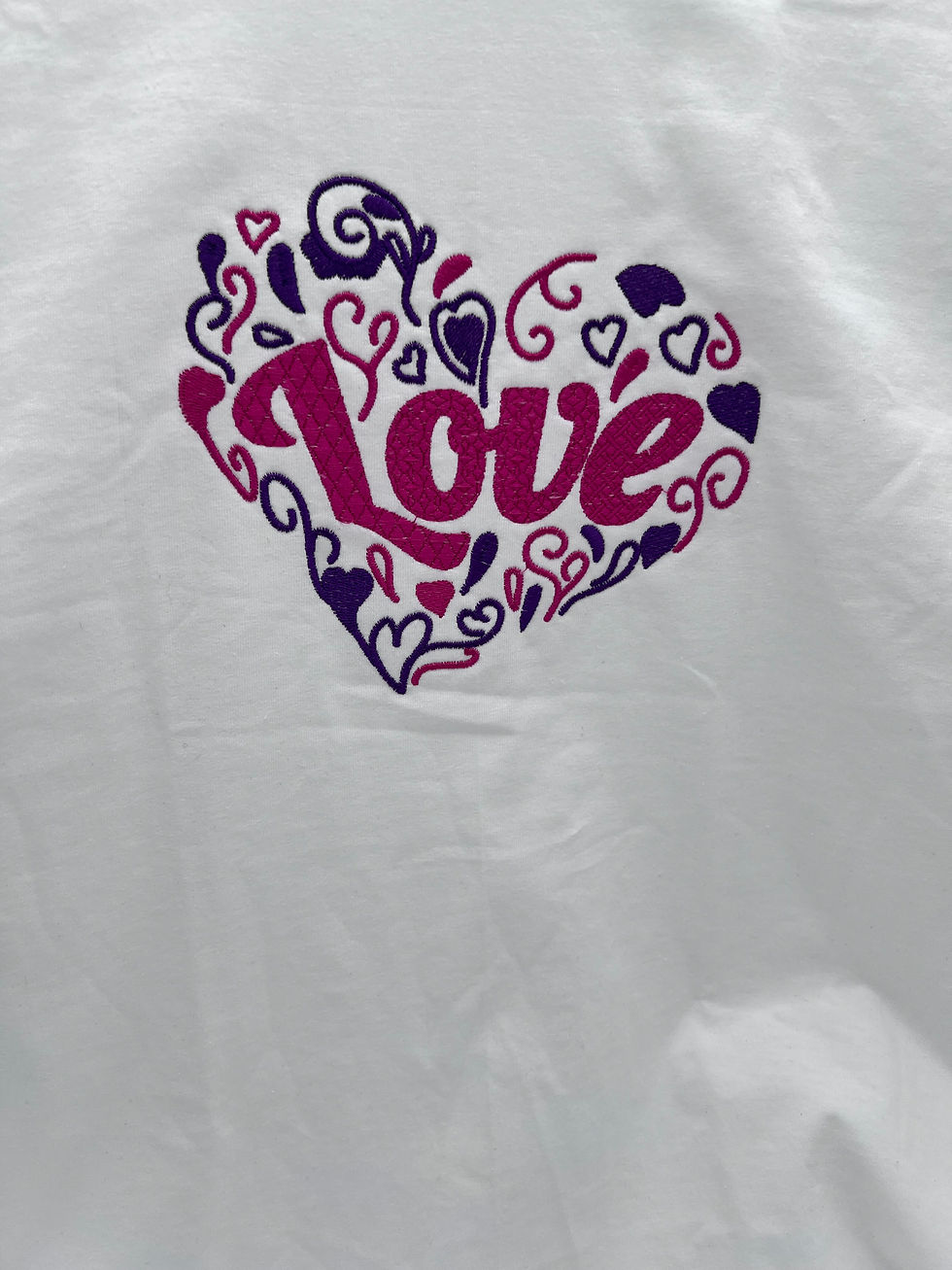 Thumbnail: Embroidered LOVE HEART T-Shirt
