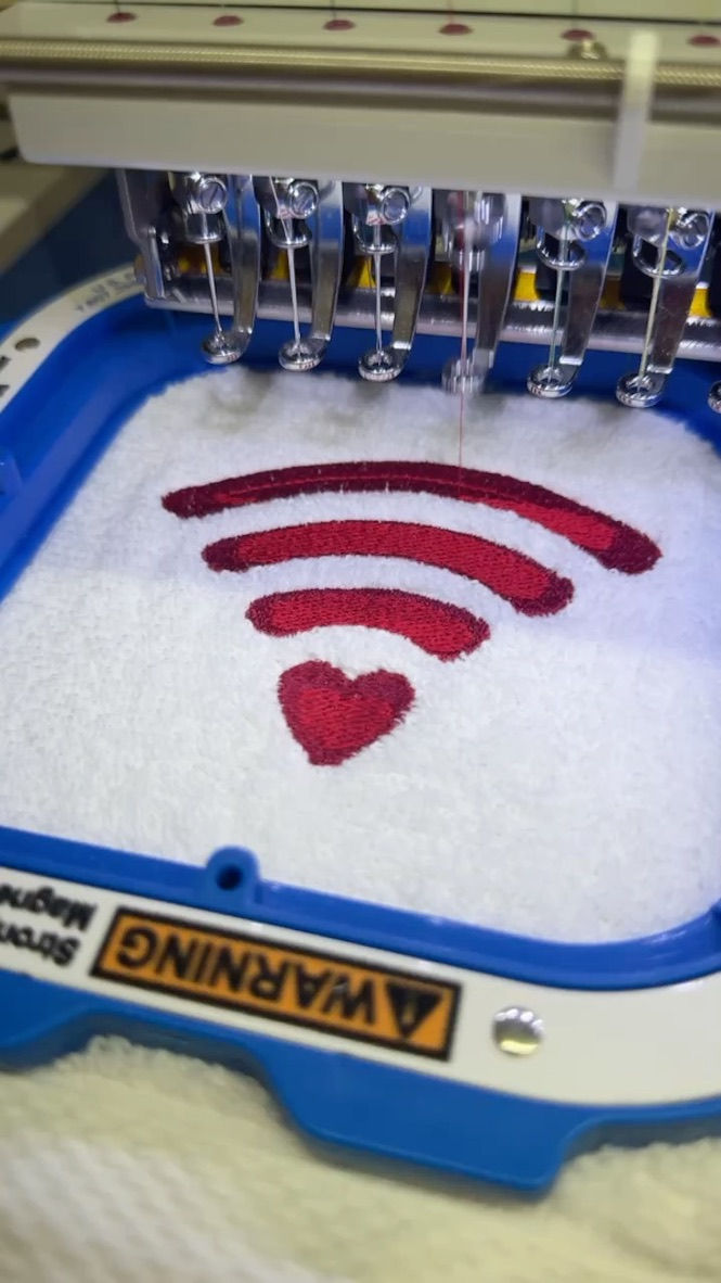 Thumbnail: WiFi LOVE Bathroom/Kitchen Towel - Custom Personalized