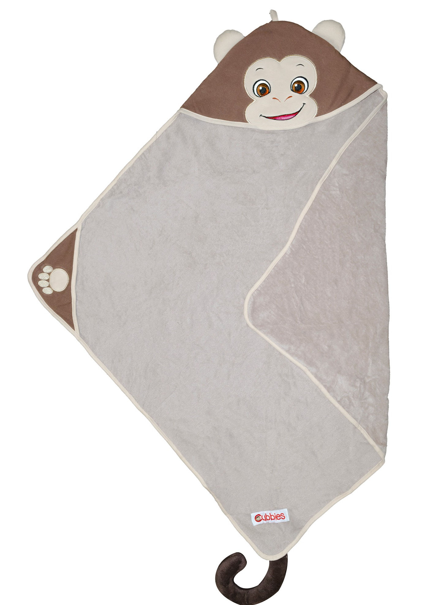 Monkey Hooded Towel