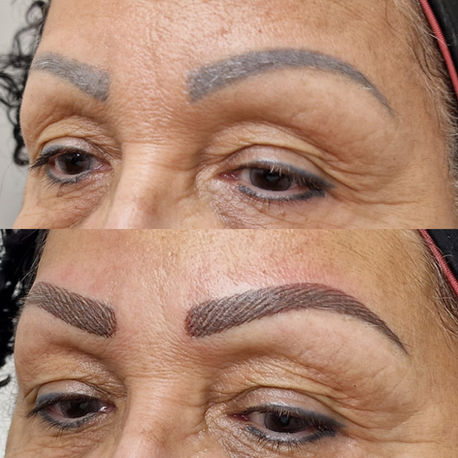 PMU wenkbrauwen permanente make-up