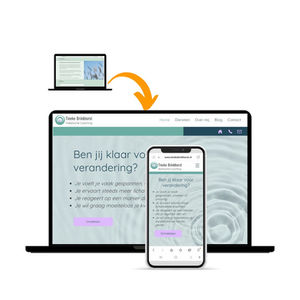 Coaching website redesign with modern layout and custom logo