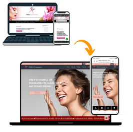 Wix website redesign for PMU salon with booking and payments