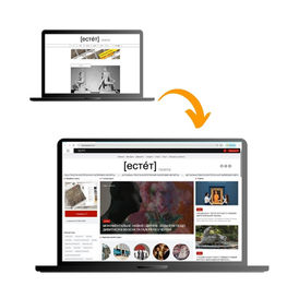 Esthete newspaper website redesign