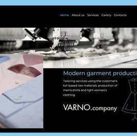 Wix website update for sewing factory with improved design and SEO