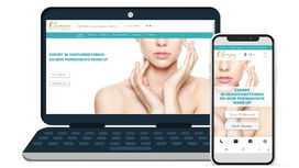 Wix webshop for skincare salon with responsive design
