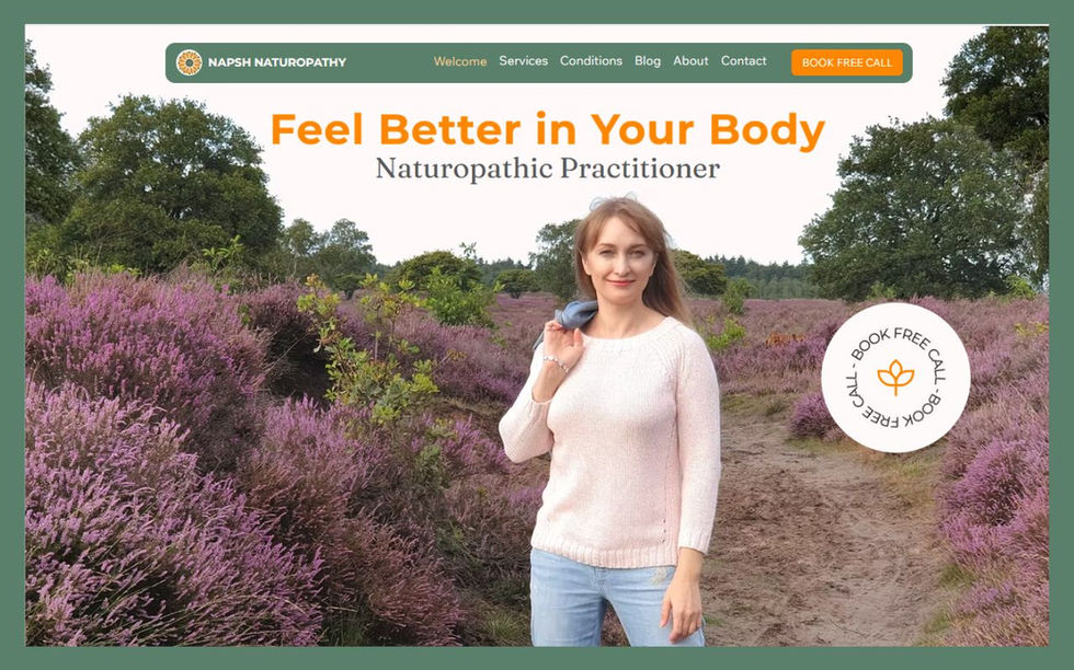 Healthcare website design with consultation scheduling and automation features