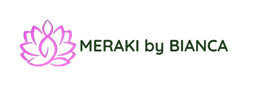 Logo "Meraki by Bianca" | Website for coach with online services and client engagement