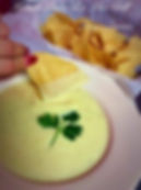 homemade white queso chesse