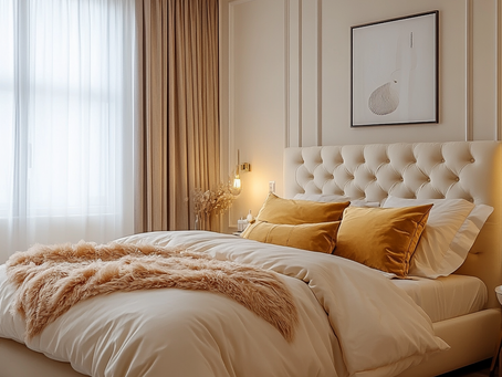 Create a Serene Sanctuary: Elegant Bedroom Ideas with Soft, Warm Tones