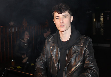 Reece Badland attending a gig for Haze.