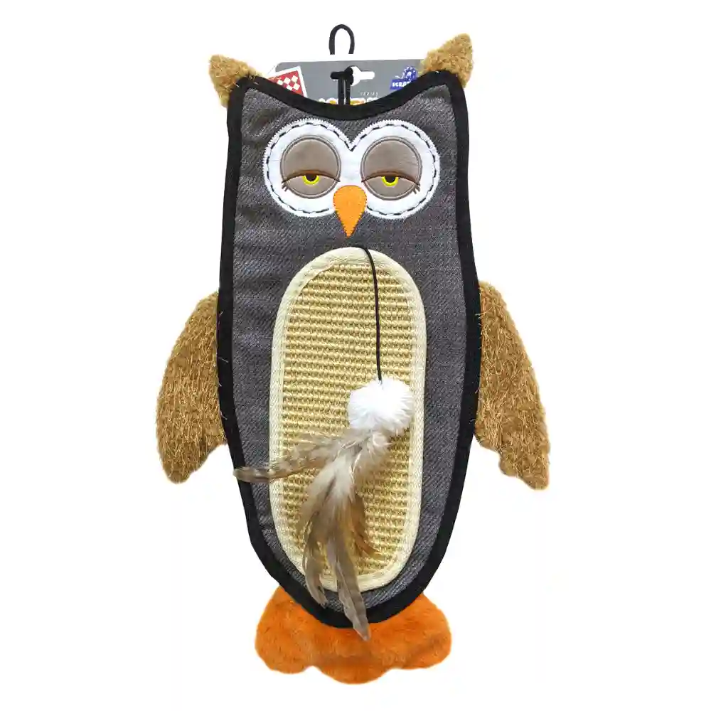 Gigwi Owl Scratcher Catnip