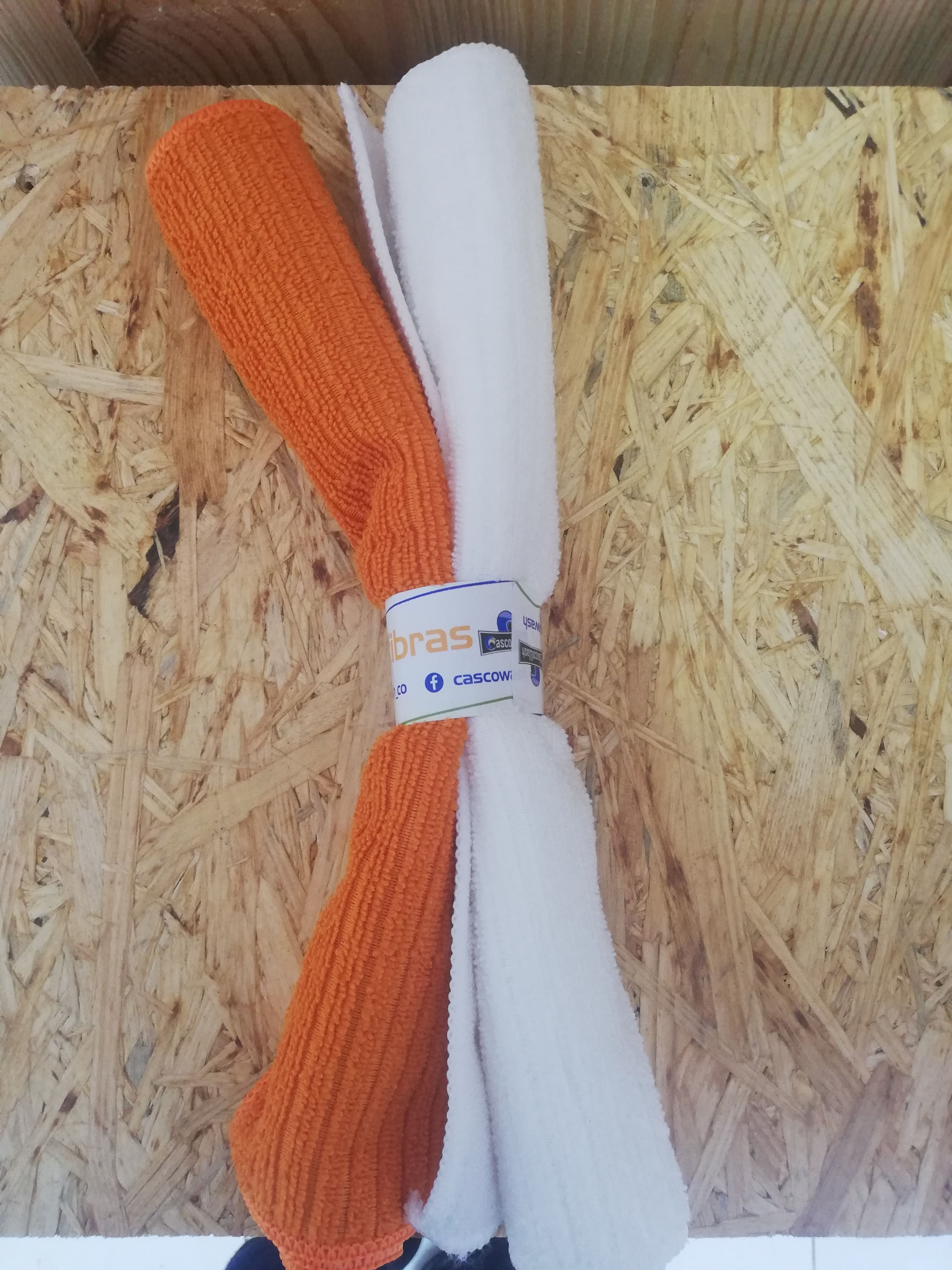 Paños de microfibra.