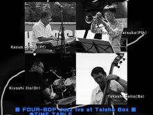 2026年4月18日sat.  FOUR-BOP JAZZ LIVE