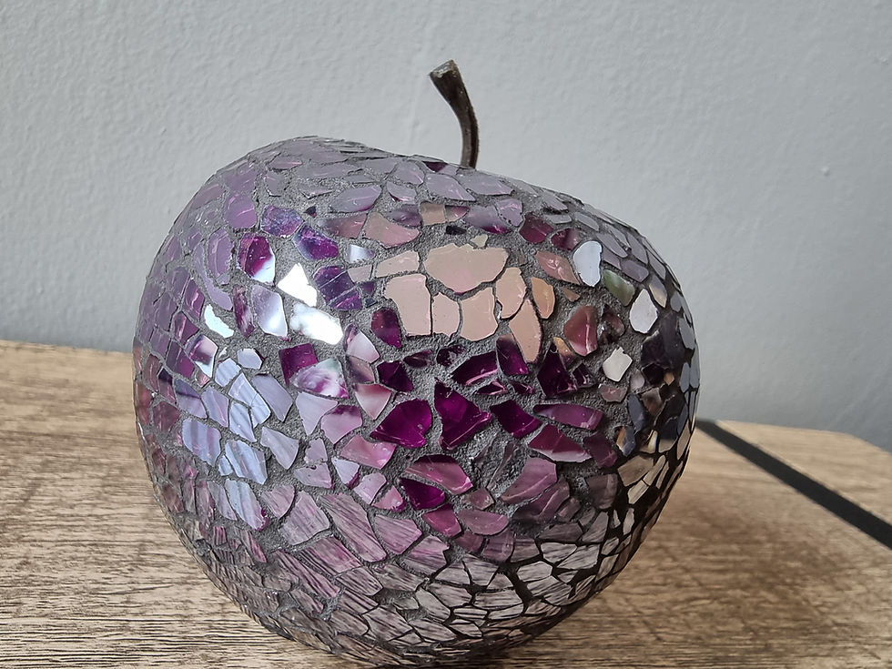 Thumbnail: Purple Mosaic Apple Decoration 