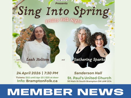 Leah Holtom & Gathering Sparks @ Brampton Folk Club