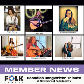Canadian Songwriter Tribute @ Newmarket Folk Society