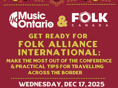 Webinar: How to Make the Most of the Folk Alliance International Conference