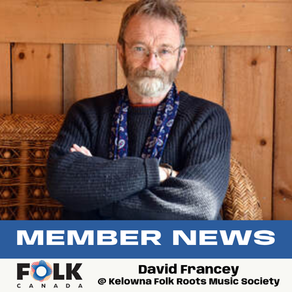 David Francey @ Kelowna Folk Roots Music Society