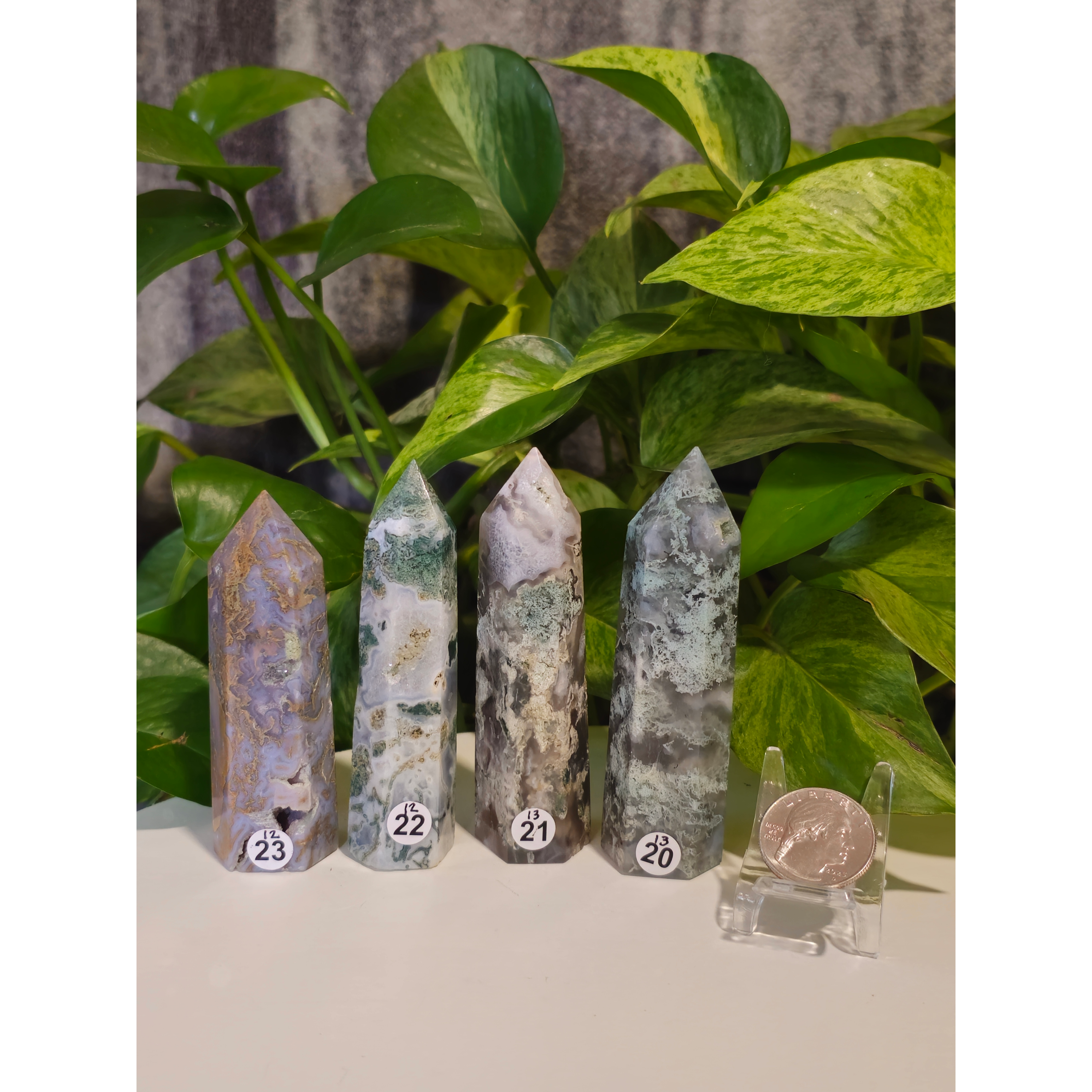 Moss Agate Points