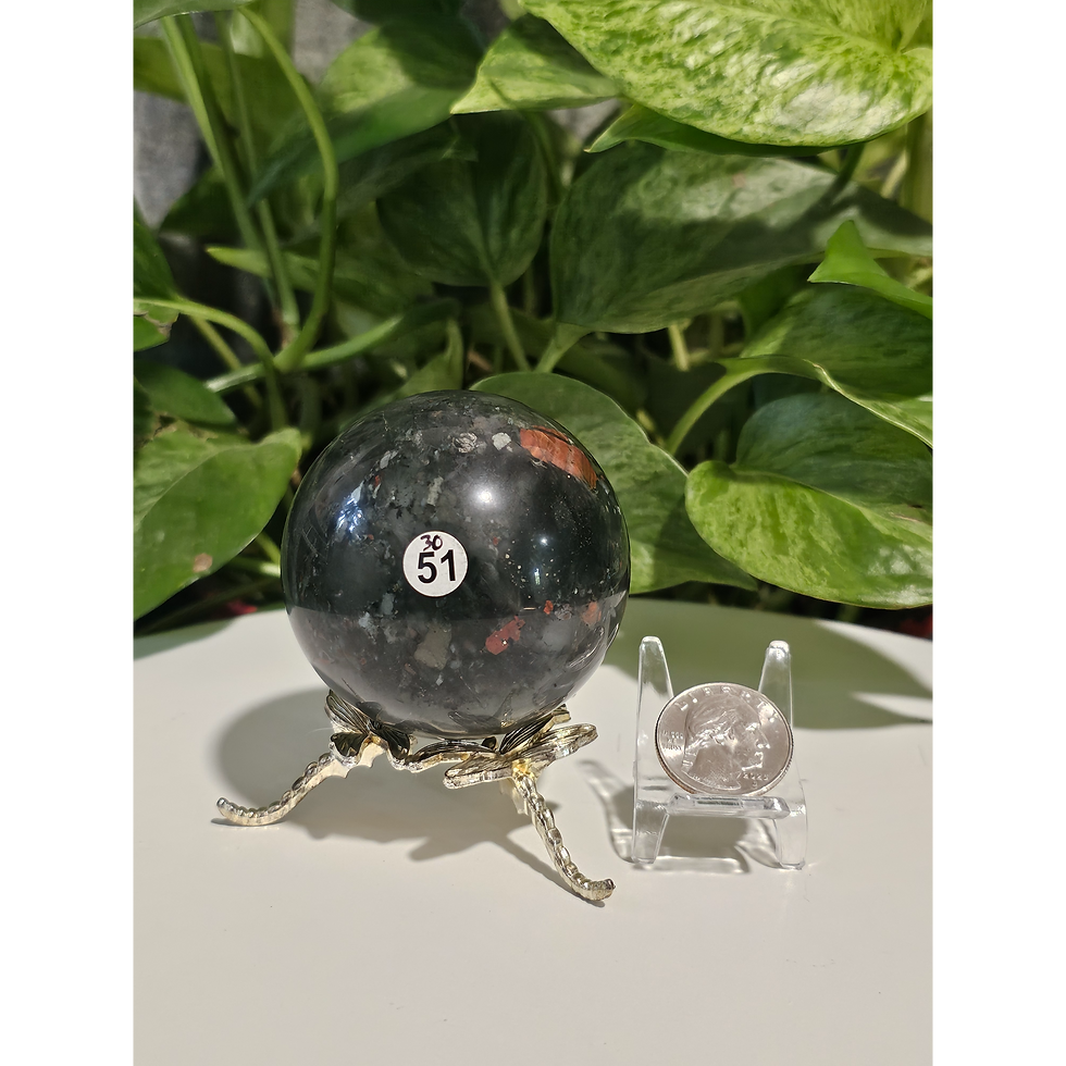African Bloodstone Spheres