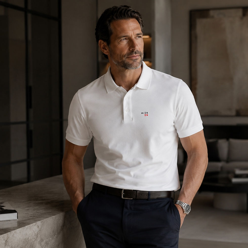La polo M | S | S di My Secret Soul unisce design raffinato e comfort sostenibile