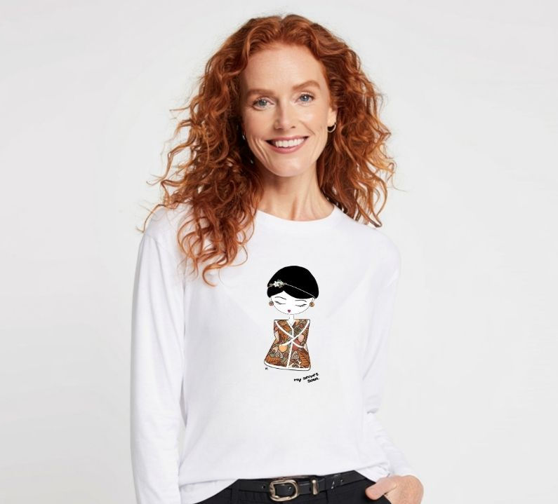 Scopri la t-shirt biologica Rose, stile di moda sostenibile per un impatto positivo sull'ambiente.