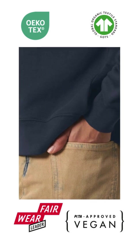 Thumbnail: Scopri la Felpa da donna ecologica di lusso Strong and Beautiful di My Secret Soul