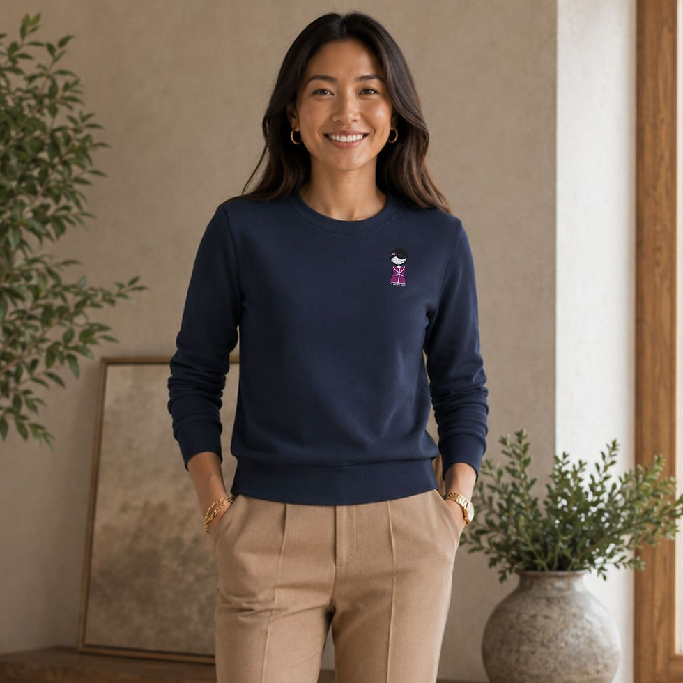 Simbolo di eleganza e resilienza, la felpa "Rose" rappresenta la forza interiore e la bellezza