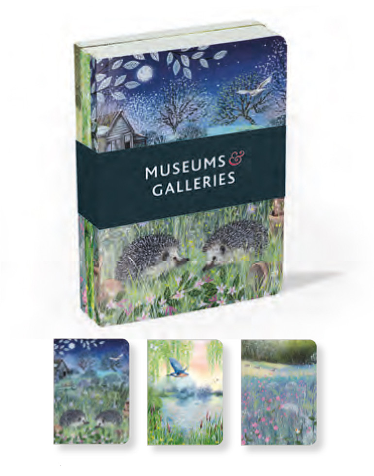 סט שלוש מחברות מיני - חוף וכפר