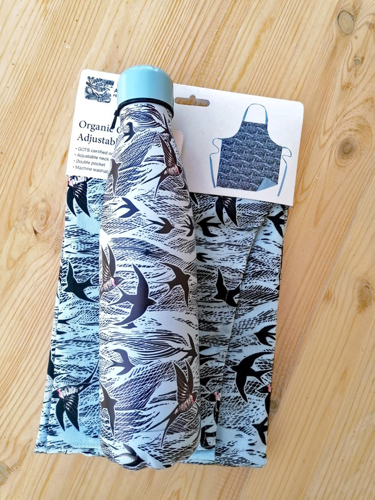 סינר למטבח - סנונית וים