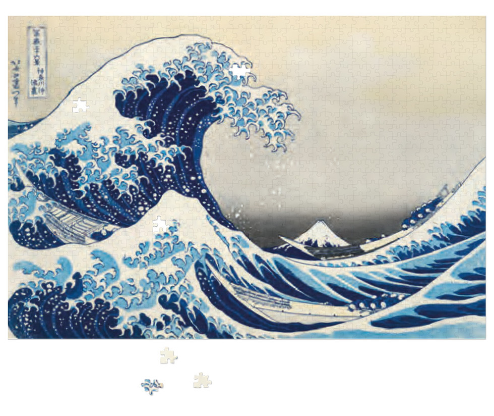 פאזל 1000 חלקים - הגל הגדול