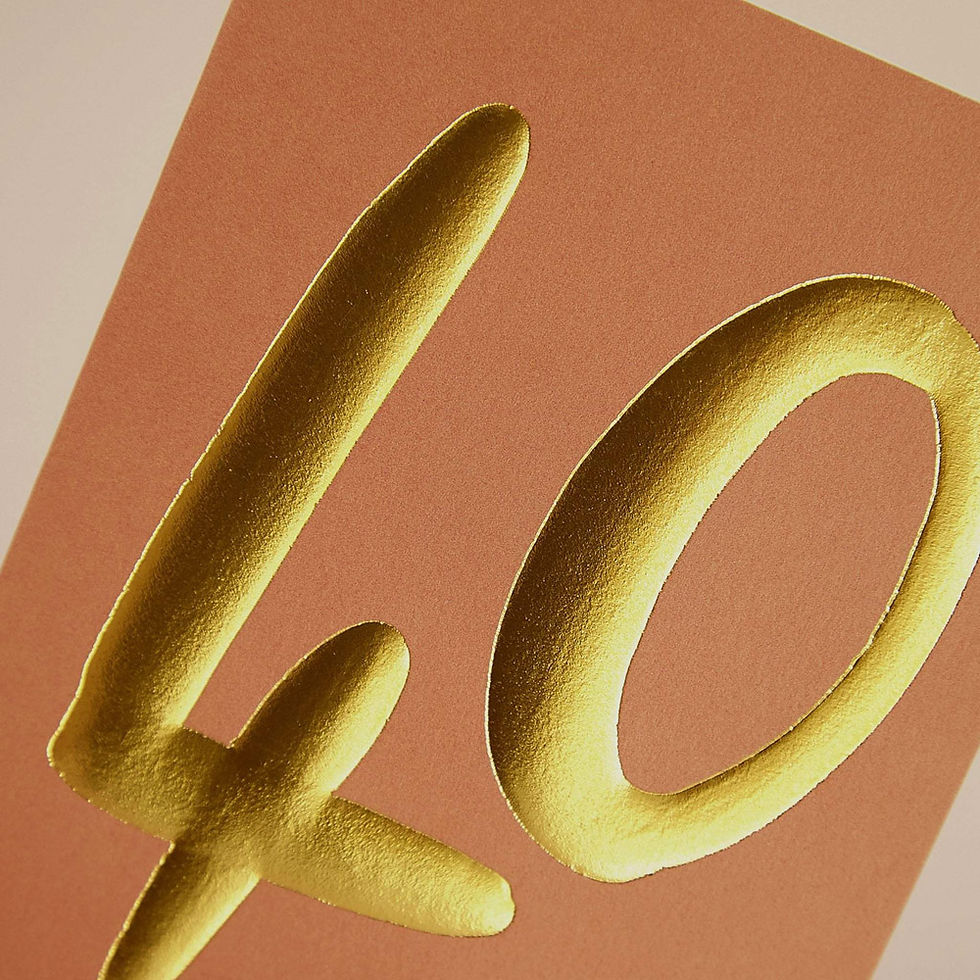 כרטיס ברכה Age 40