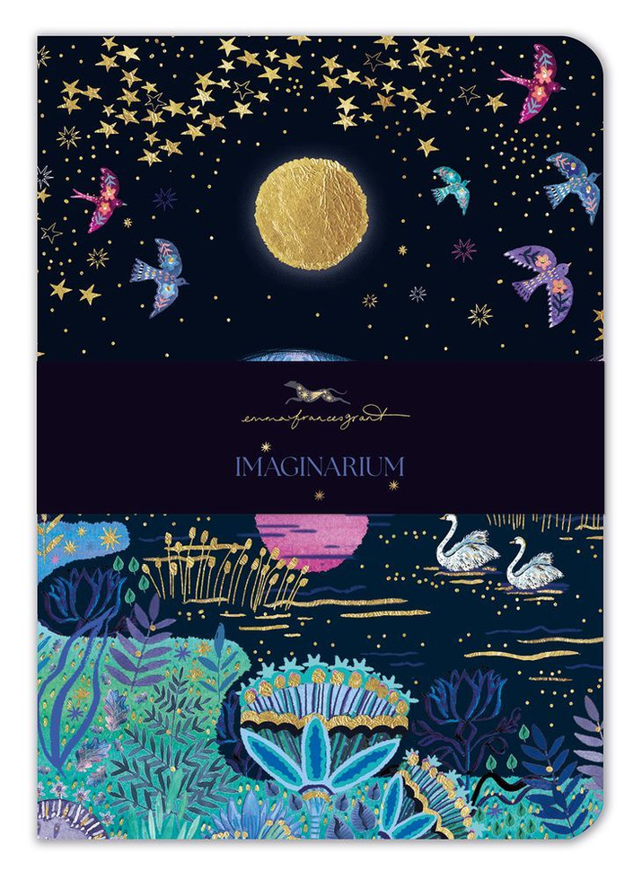 מחברת A5 מהודרת - ירח שלו