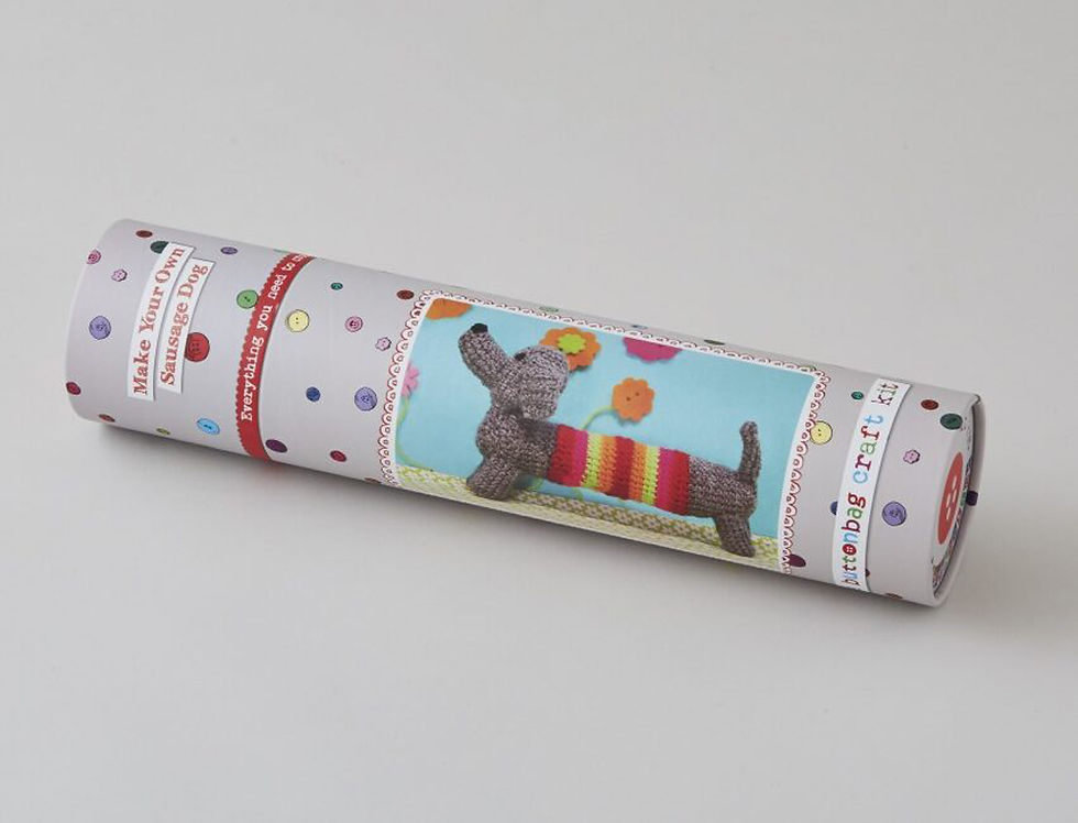 תמונה ממוזערת: Buttonbag ערכת סריגה לילדים כלב תחש