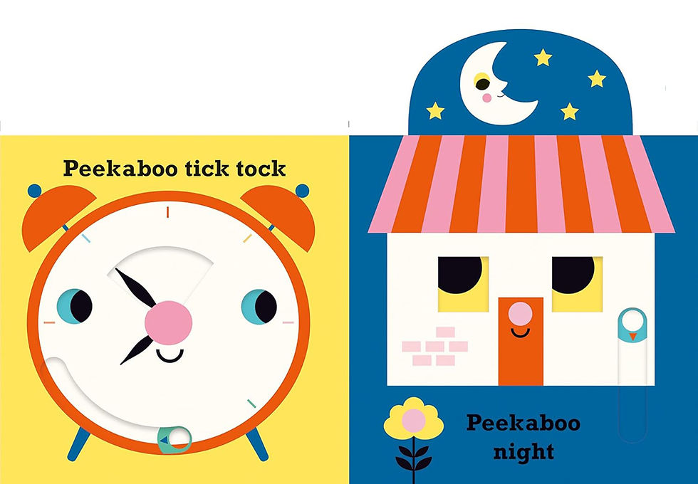 תמונה ממוזערת: ספר הזזה מי מציץ ירח Peekaboo Moon