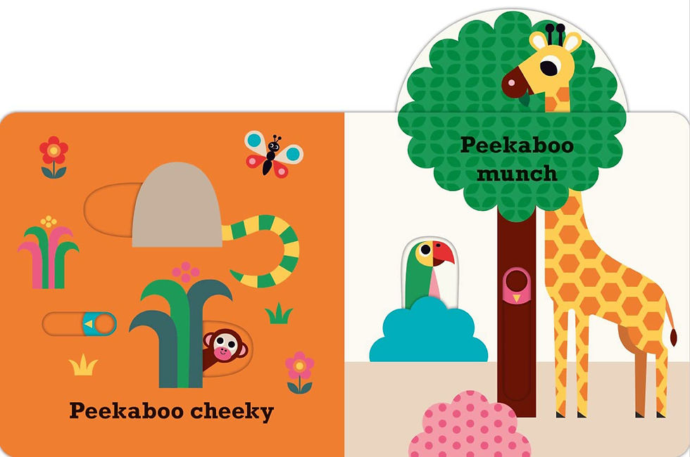 תמונה ממוזערת: ספר הזזה מי מציץ אריה Peekaboo Lion