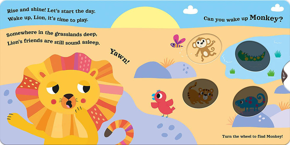 תמונה ממוזערת: ספר גלגל קסם בוקר טוב אריה