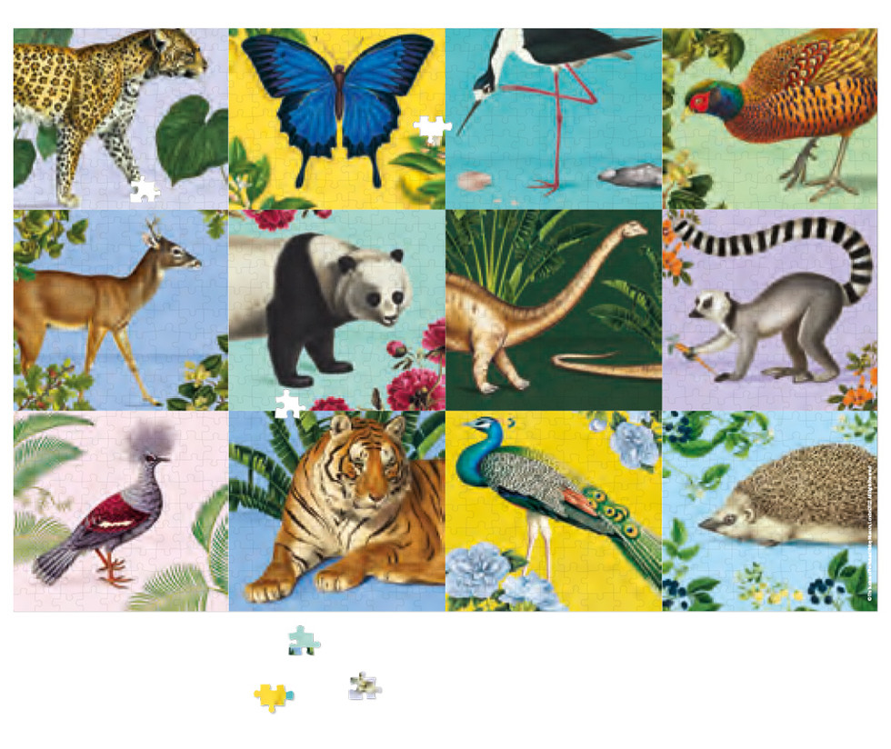 פאזל 1000 חלקים - חיות