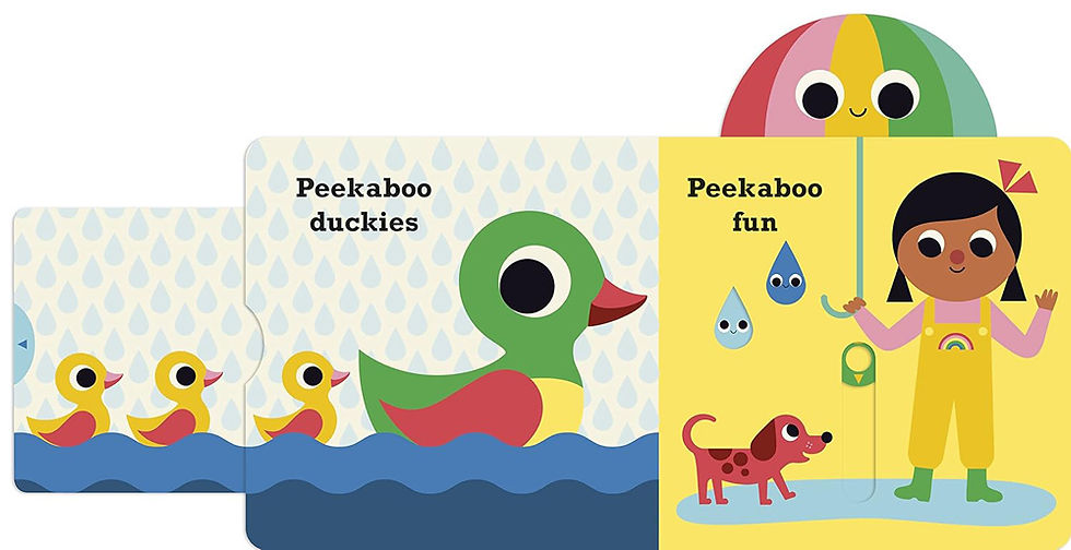תמונה ממוזערת: ספר הזזה מי מציץ אפרוח Peekaboo  Chick