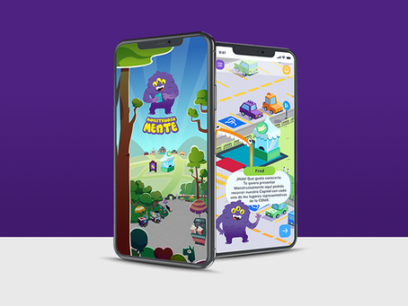 smartphone mock up with an app cover and a dashboard 