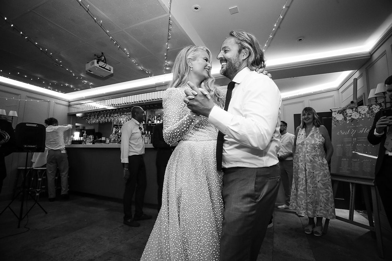 the couple first dance