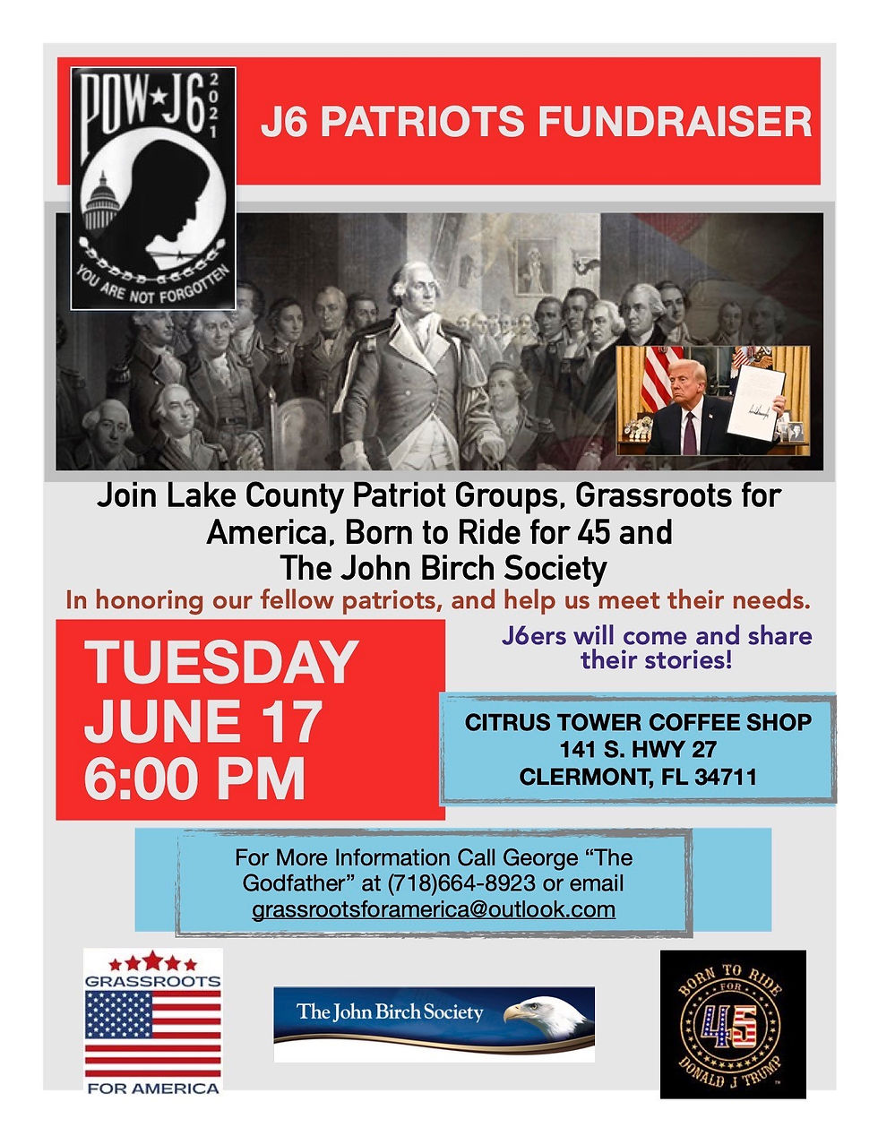 J6 PATRIOTS FUNDRAISER