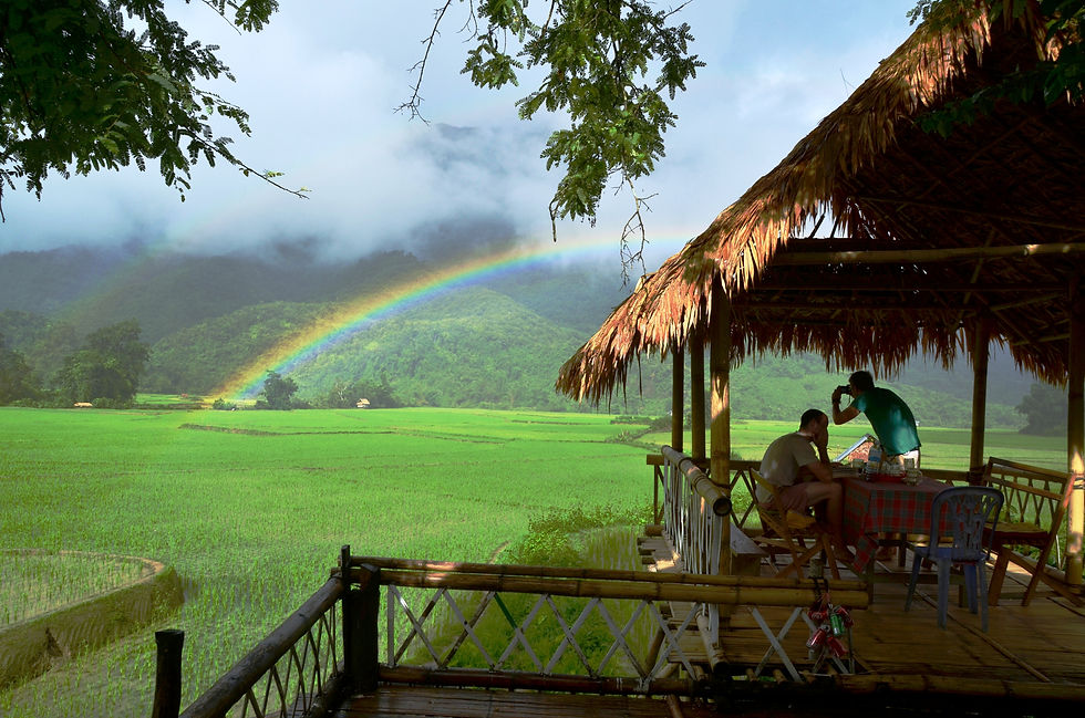 moment paisible au laos