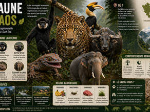 La faune du Laos : immersion au cœur d’une nature sauvage et préservée