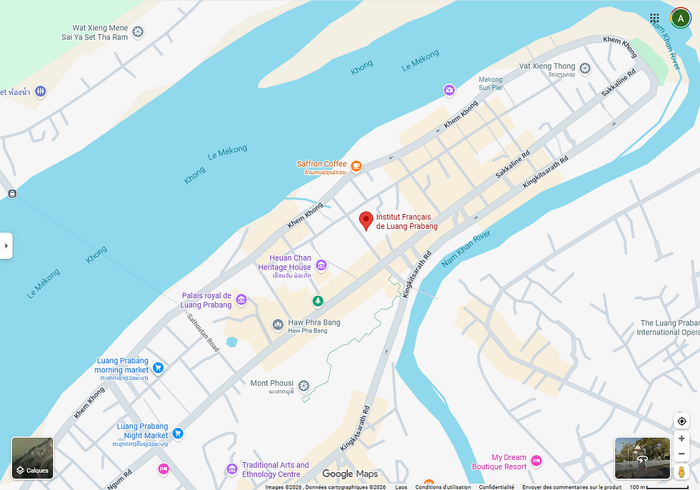 google map institut français luang prabang laos